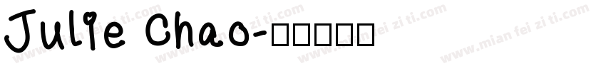Julie Chao字体转换